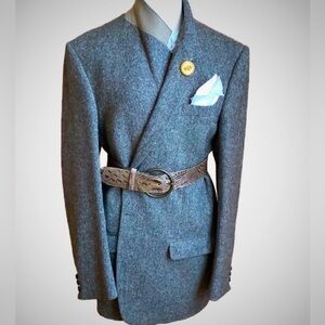 VINTAGE Donegal Tweed Menswear Oversized Blazer